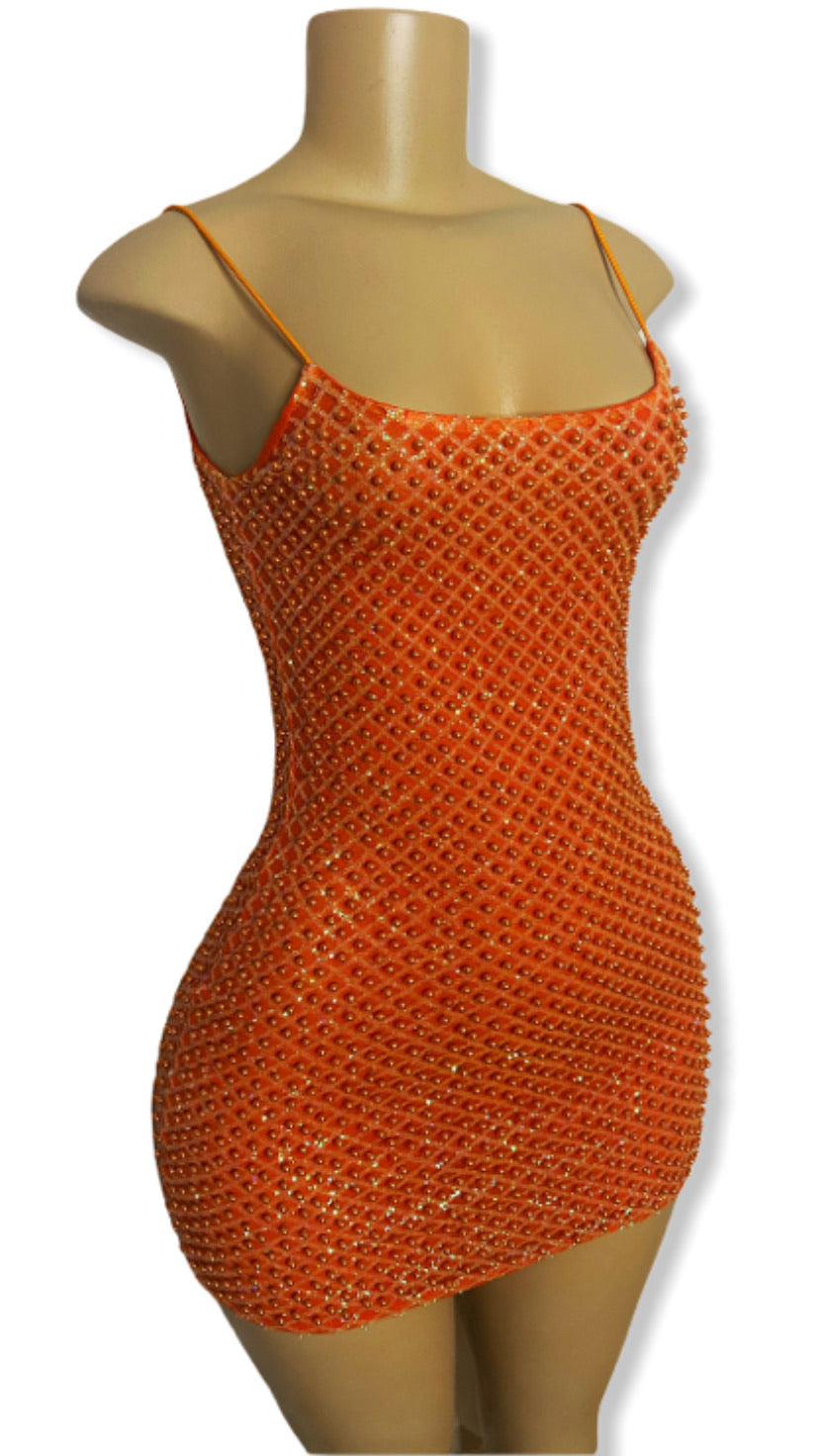 KANDI" Beaded Mini Dress Mykeena Garcia KANDI" Beaded Mini Dress Mykeena Garcia