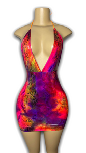 "VIXEN" Snakeskin Print Dress